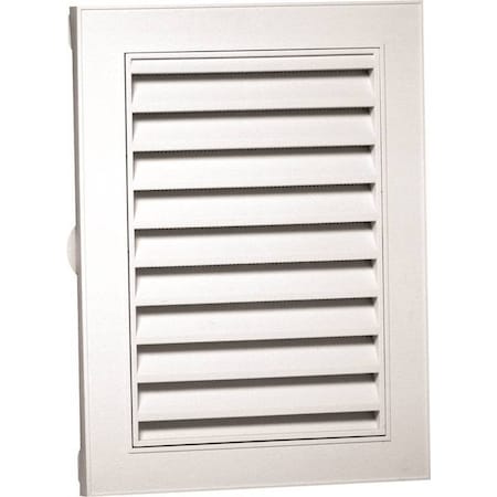 Duraflo Gable Vent, 27-1/2 In L, 21-1/2 In W, Polypropylene, White